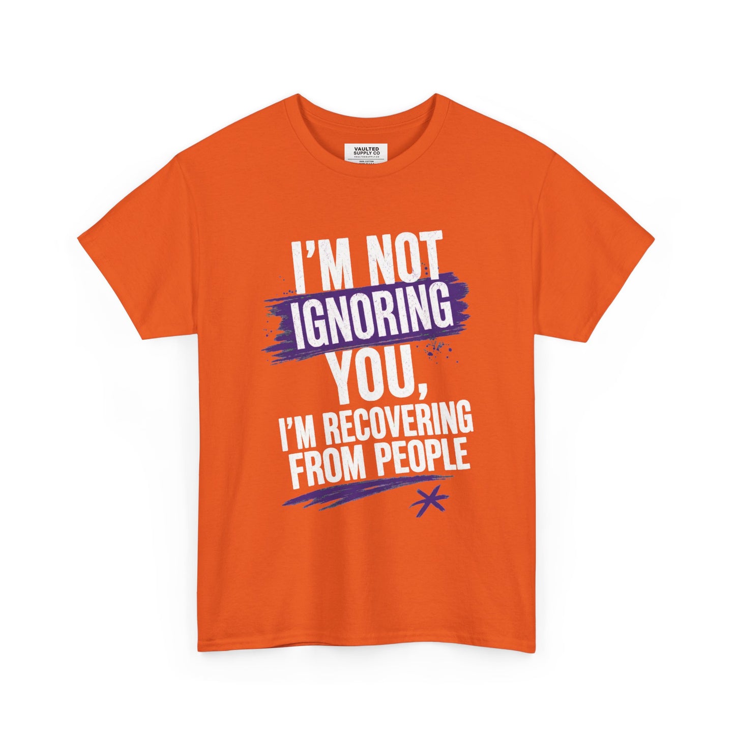Recovery From People Tee – "I'm Not Ignoring You, I'm Recovering From People" Graphic T-Shirt