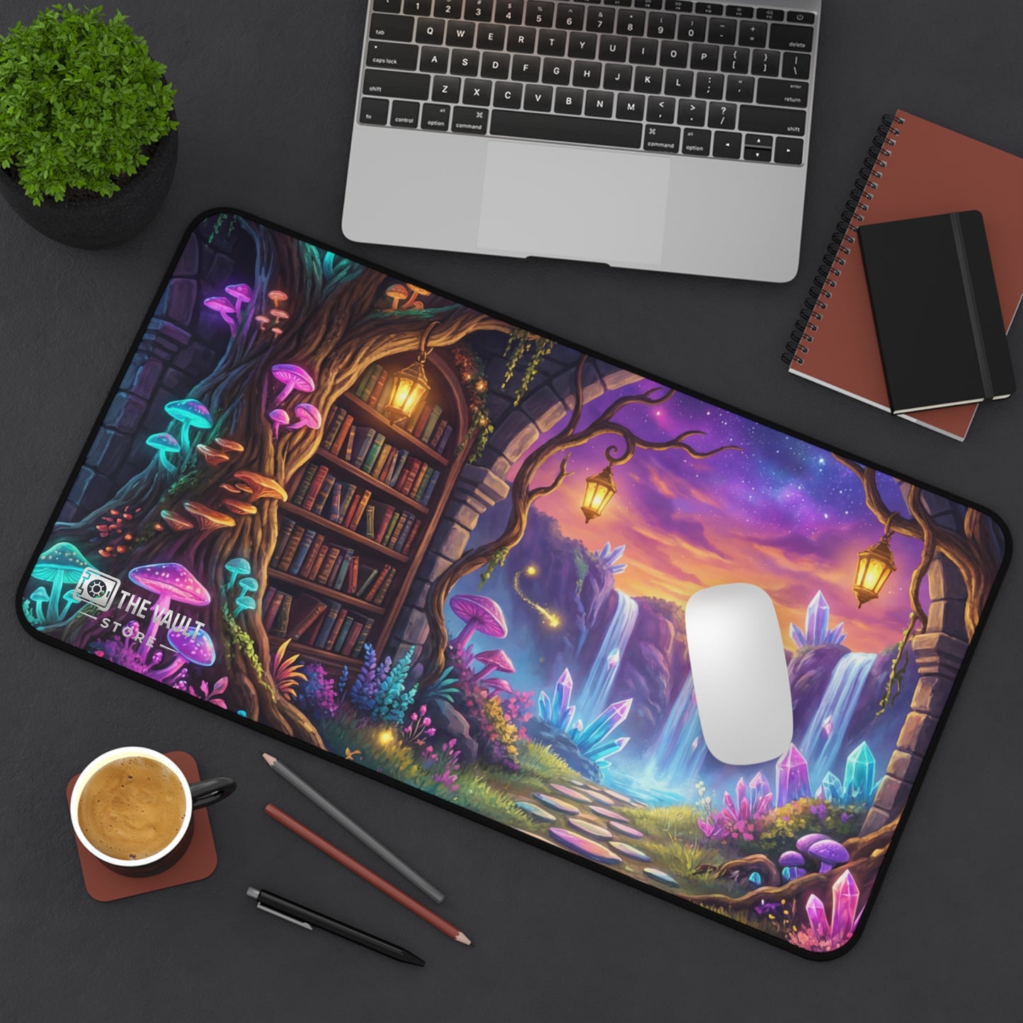 Mystic Woodland Sanctuary Desk Mat