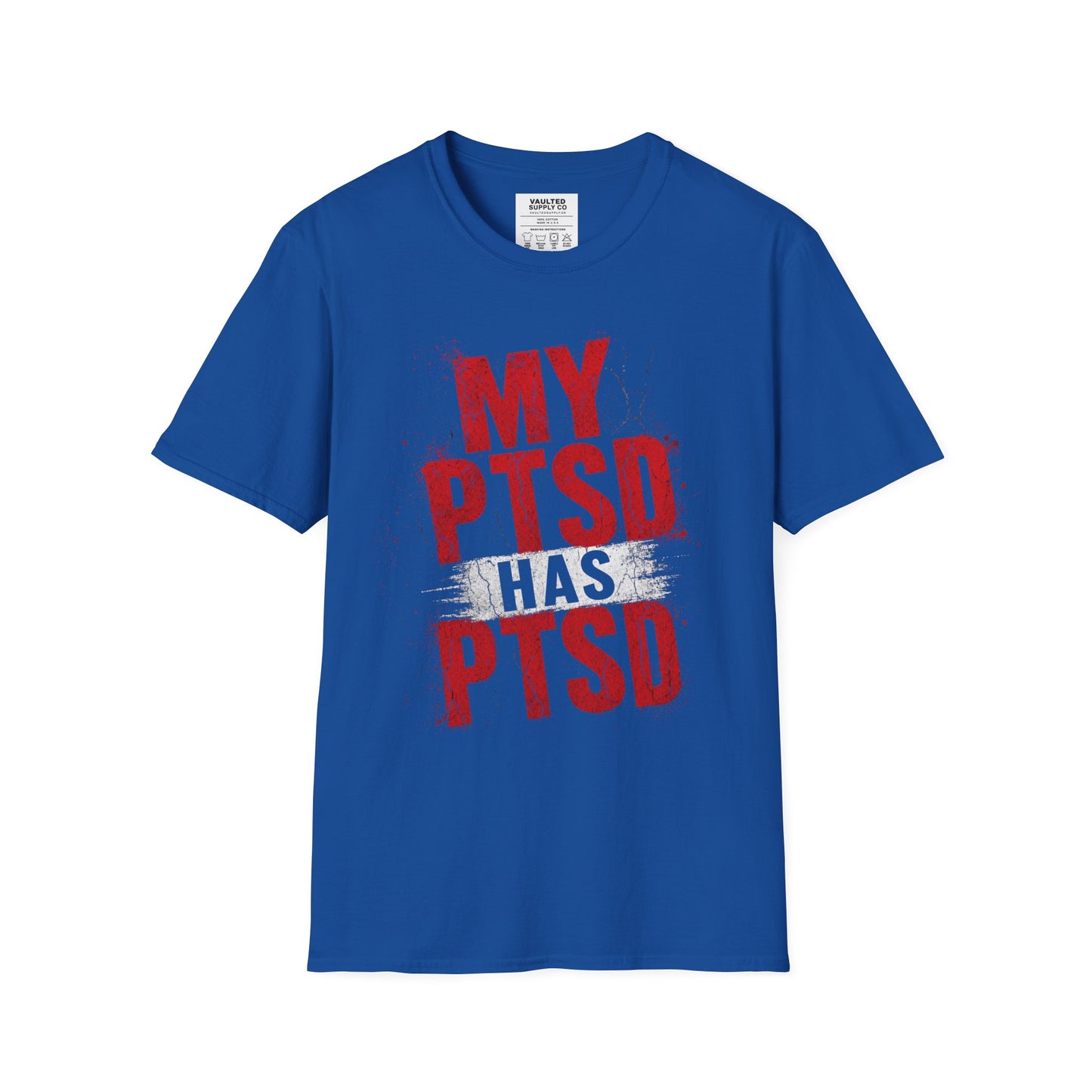 PTSD Awareness T-Shirt — "My PTSD" Graphic Support Tee