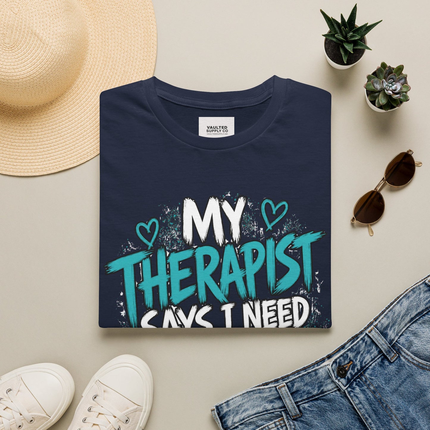 Therapist Says I Need Boundaries T-Shirt