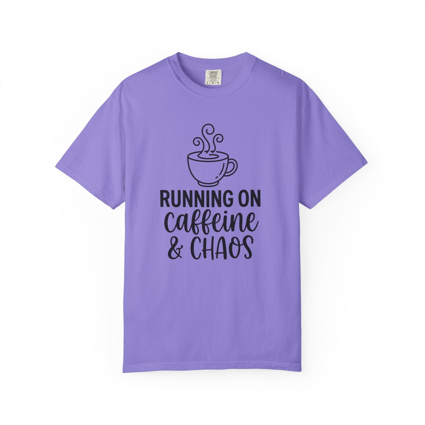 Funny "Caffeine and Chaos" T-Shirt