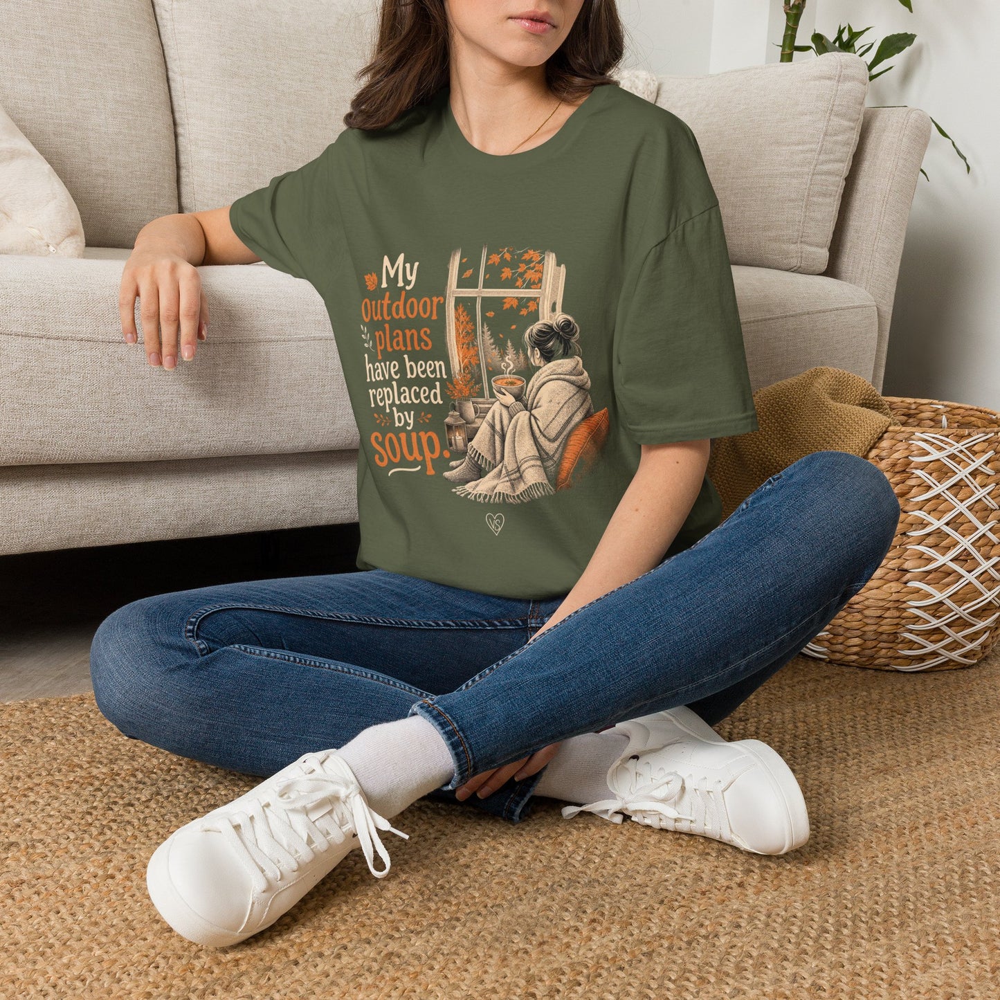 Cozy Fall Tee — "My Outdoor Plans Have Been Replaced By Soup"