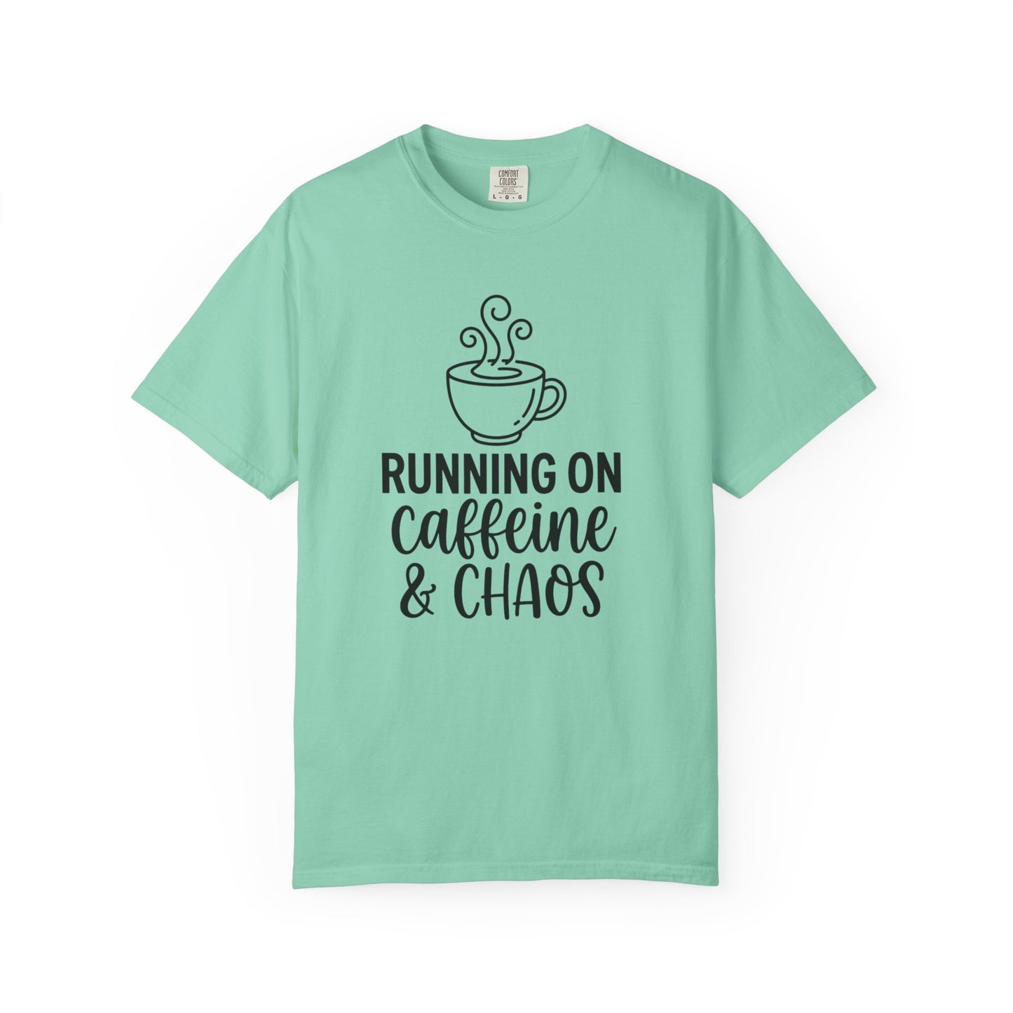 Funny "Caffeine and Chaos" T-Shirt
