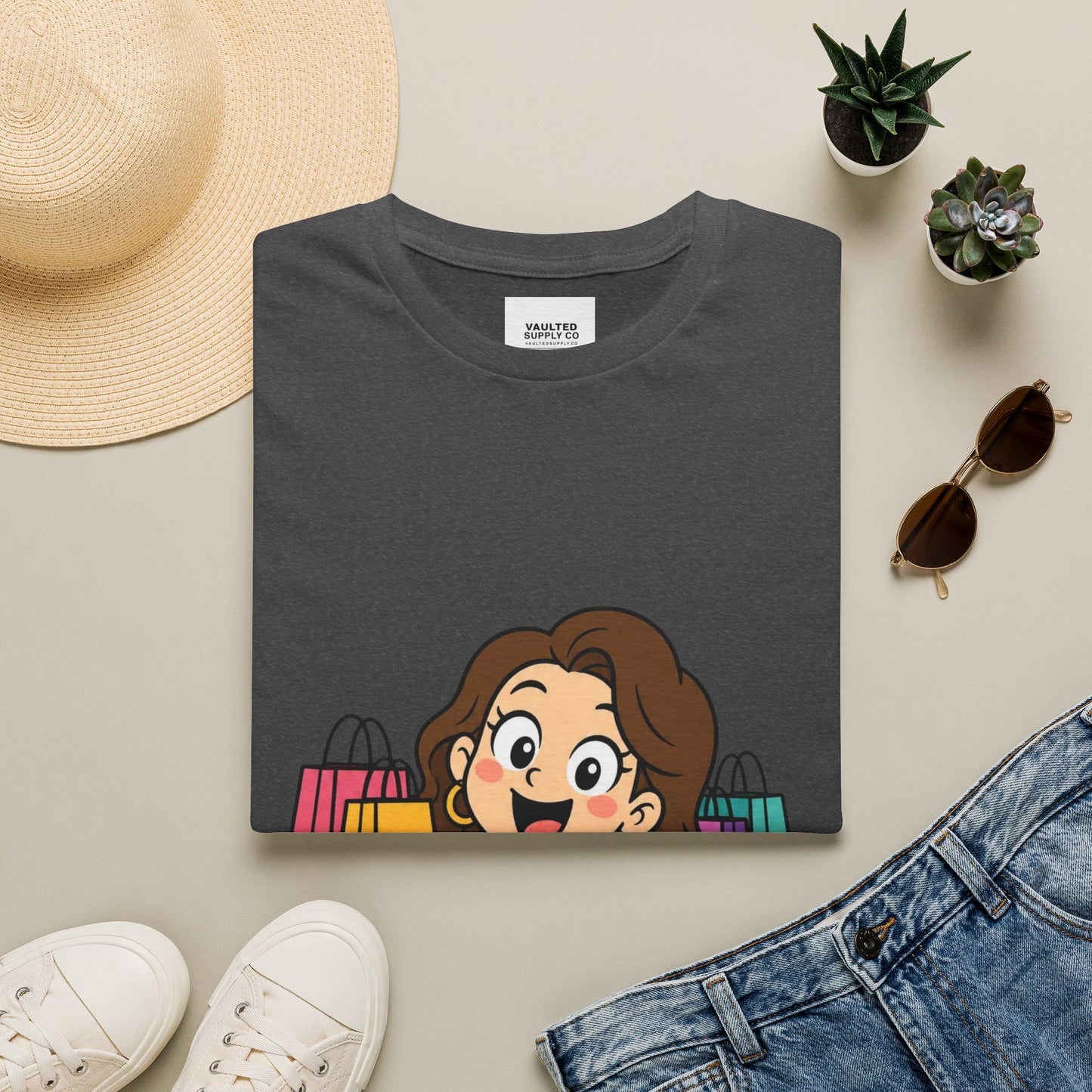 I'm With Mr. Frugal T-Shirt — Cute Shopper Graphic Tee for Bargain Lovers