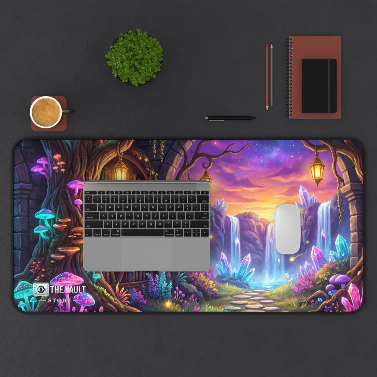 Mystic Woodland Sanctuary Desk Mat