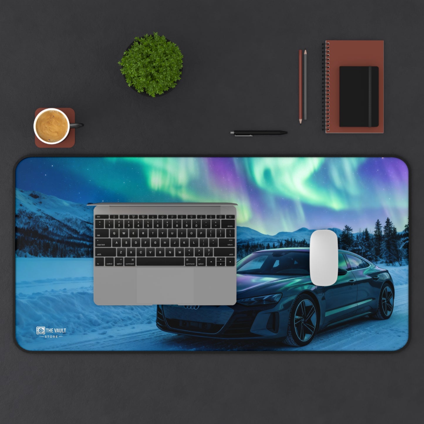 Aurora Borealis Drive Desk Mat