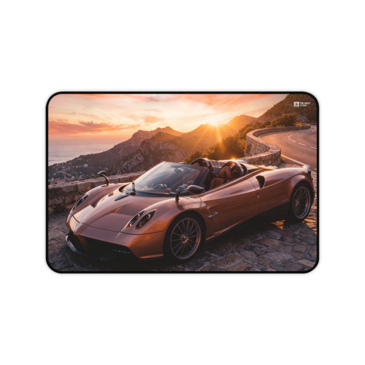 Golden Hour Mountain Desk Mat