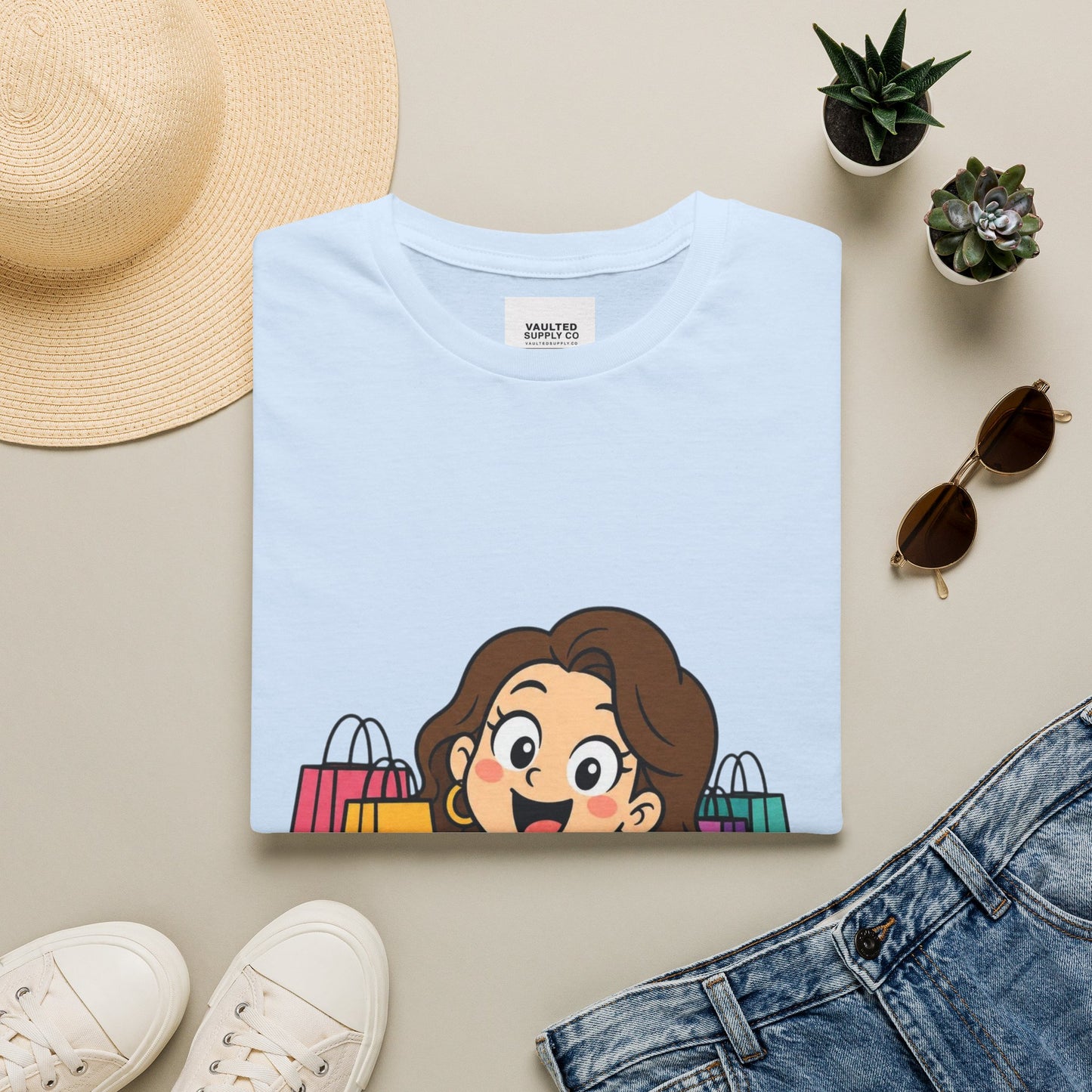 I'm With Mr. Frugal T-Shirt — Cute Shopper Graphic Tee for Bargain Lovers