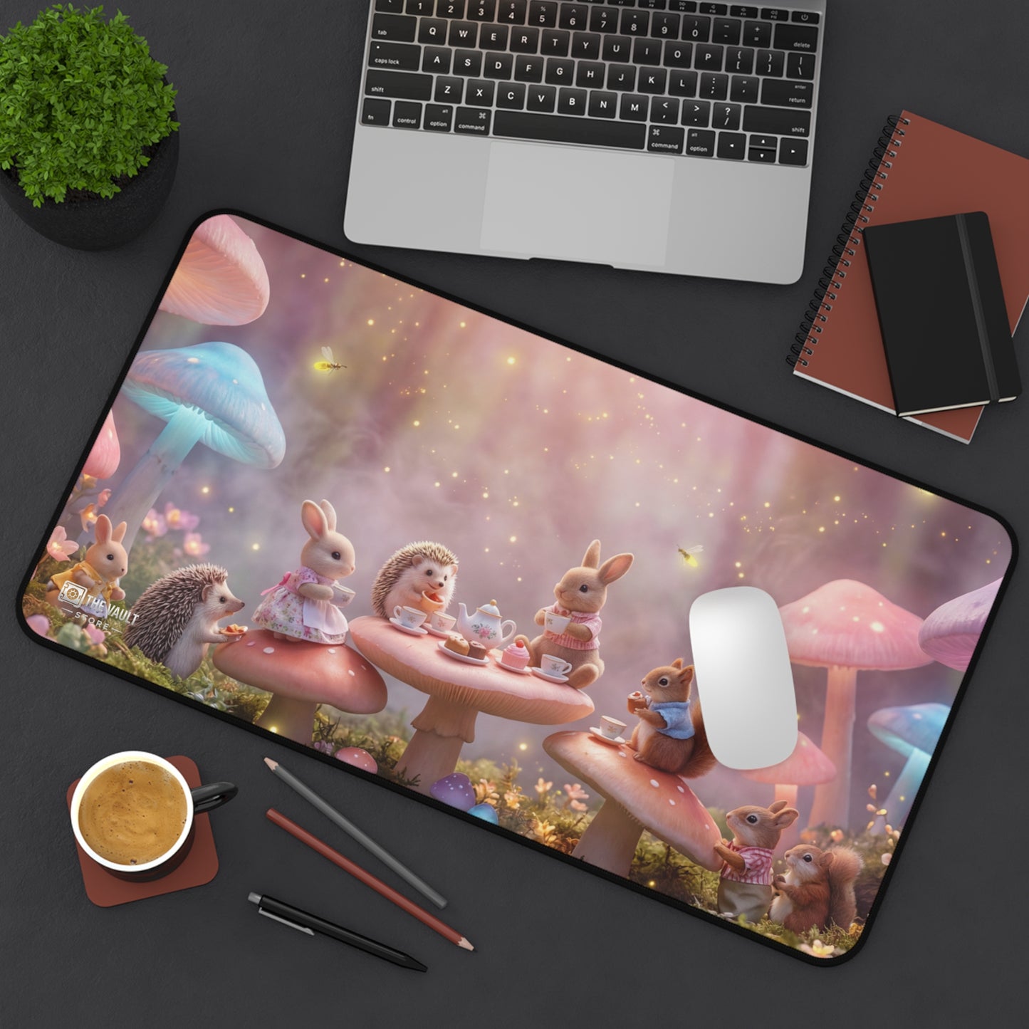 Magical Mushroom Forest Desk Mat