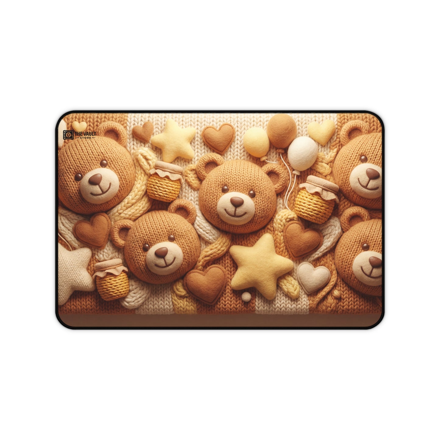 Cute Teddy Cookie Desk Mat