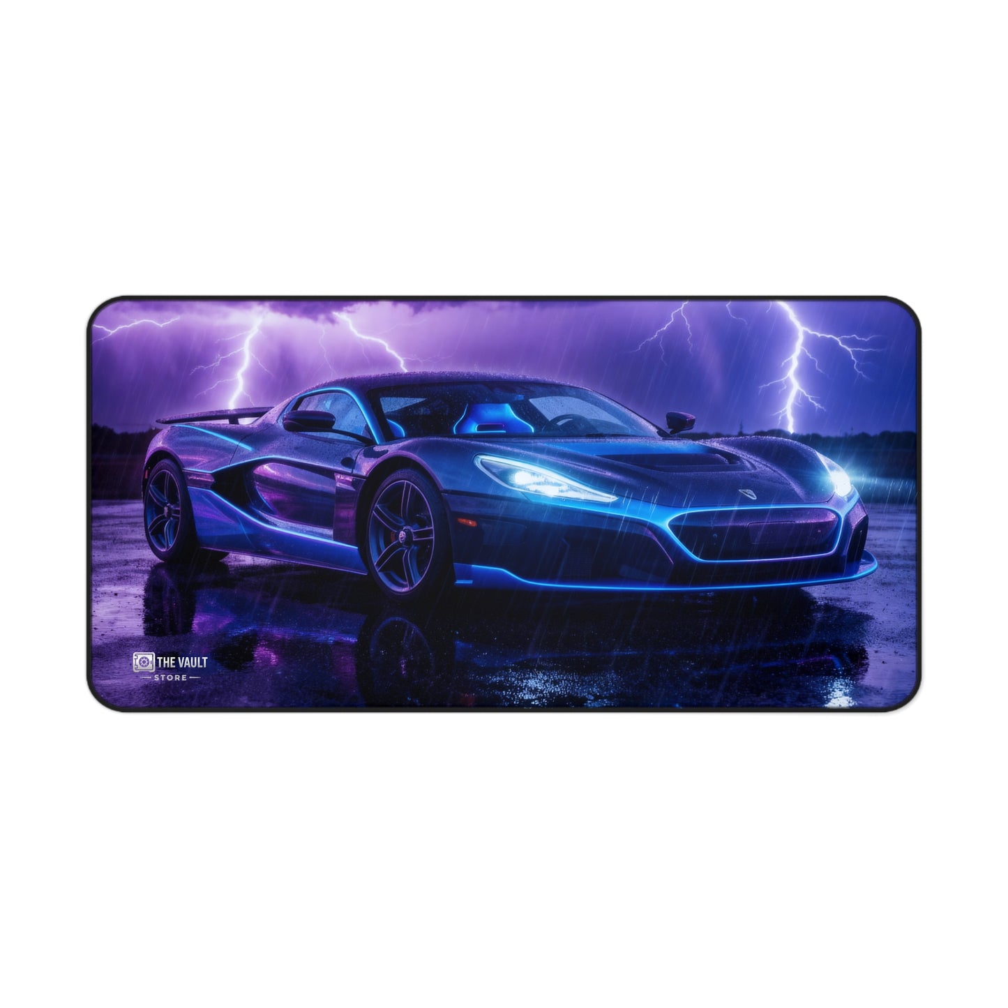 Electric Storm Supercar Desk Mat