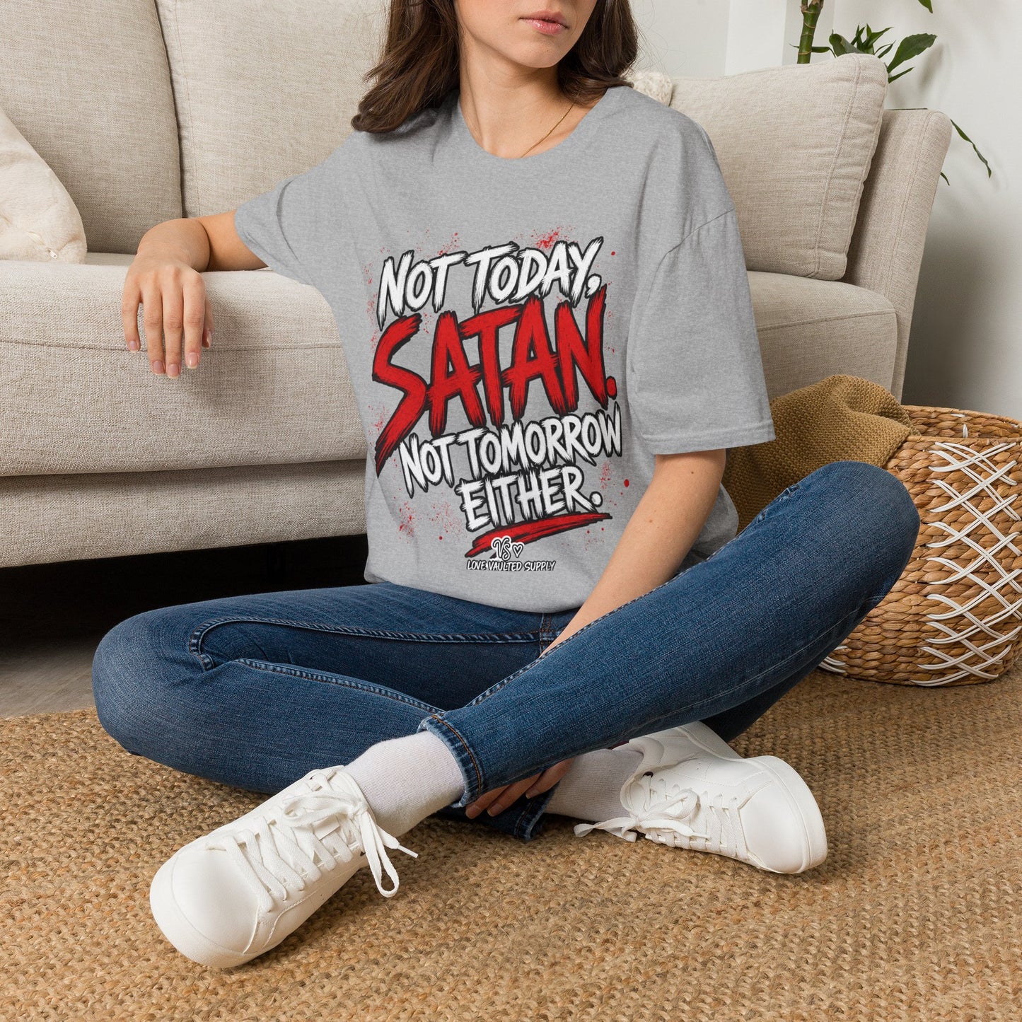 Not Today Satan Fun Shirt