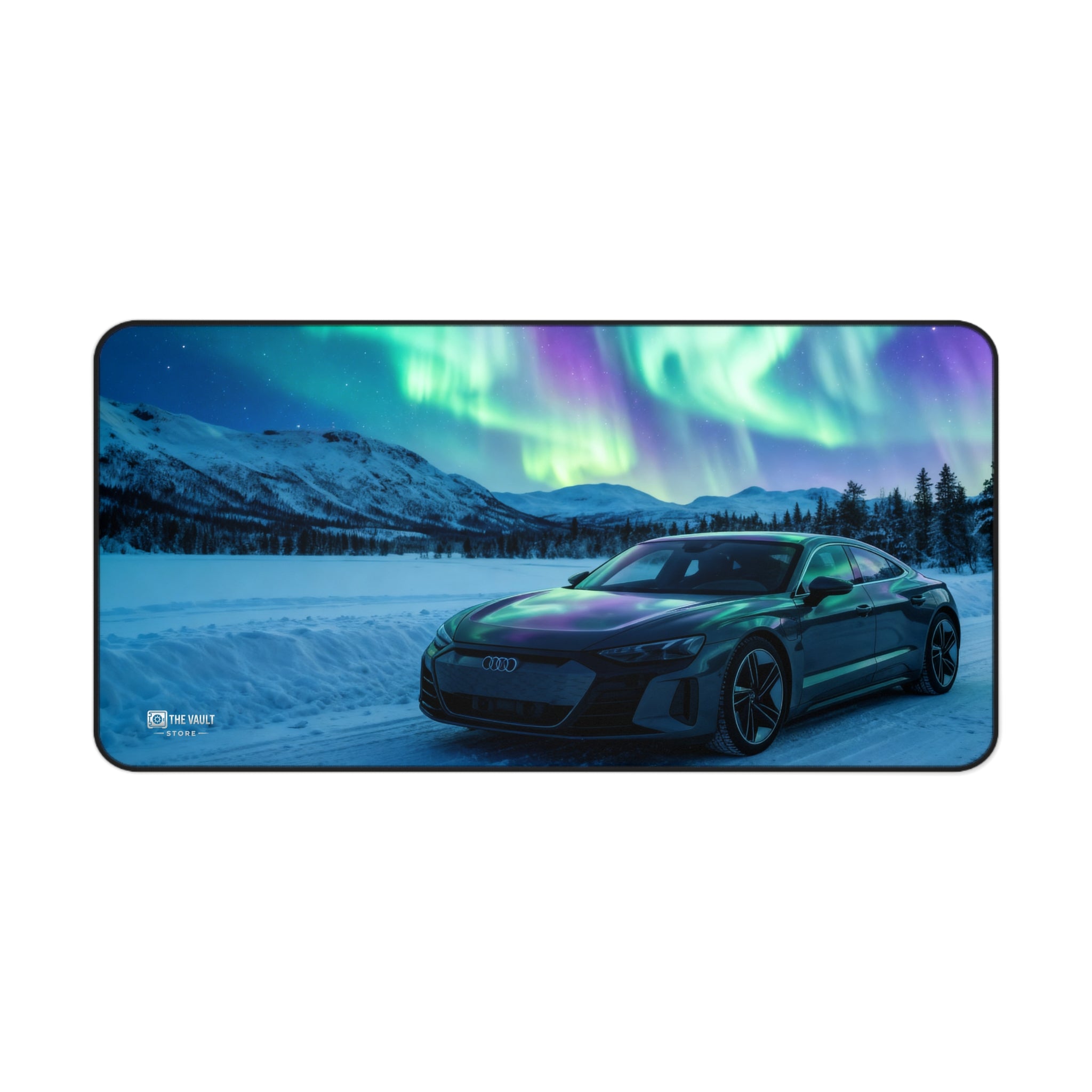 Aurora Borealis Drive Desk Mat