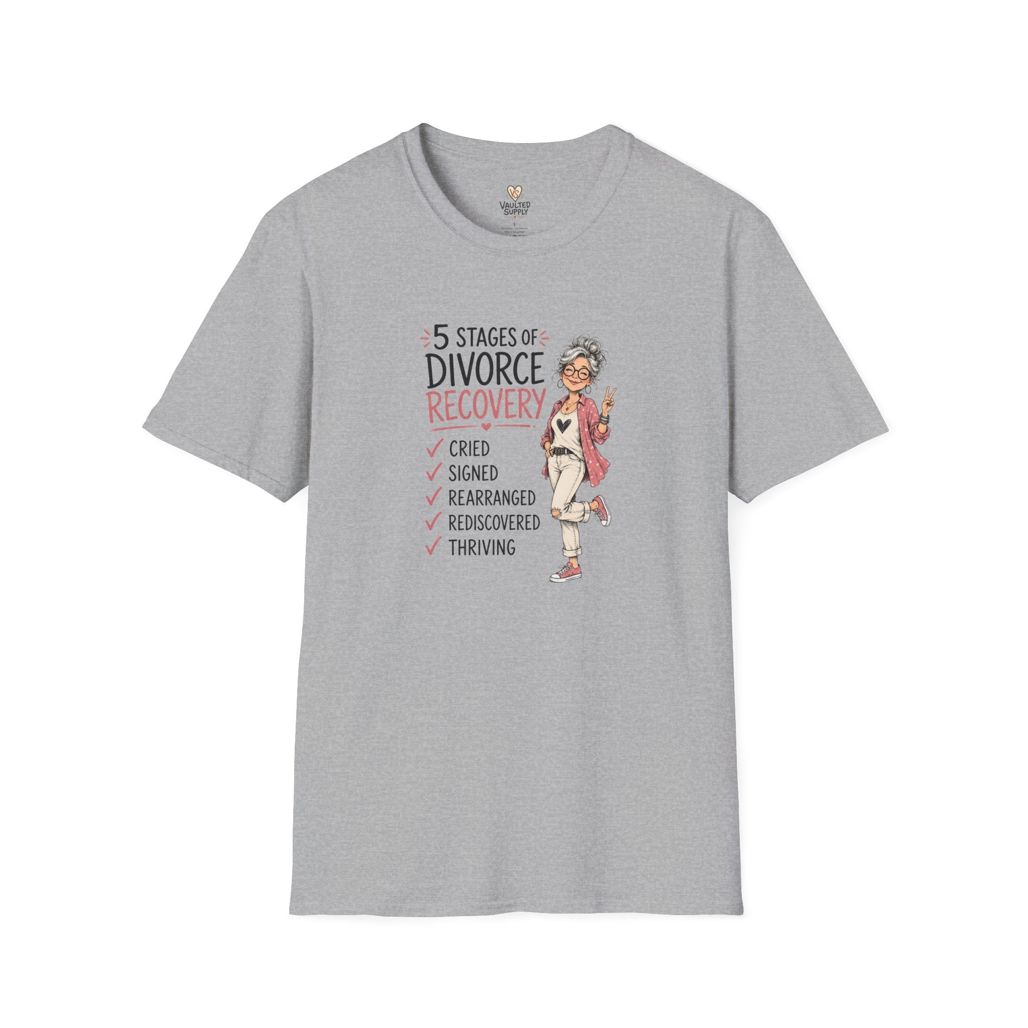 5 Stages of Divorce T-Shirt