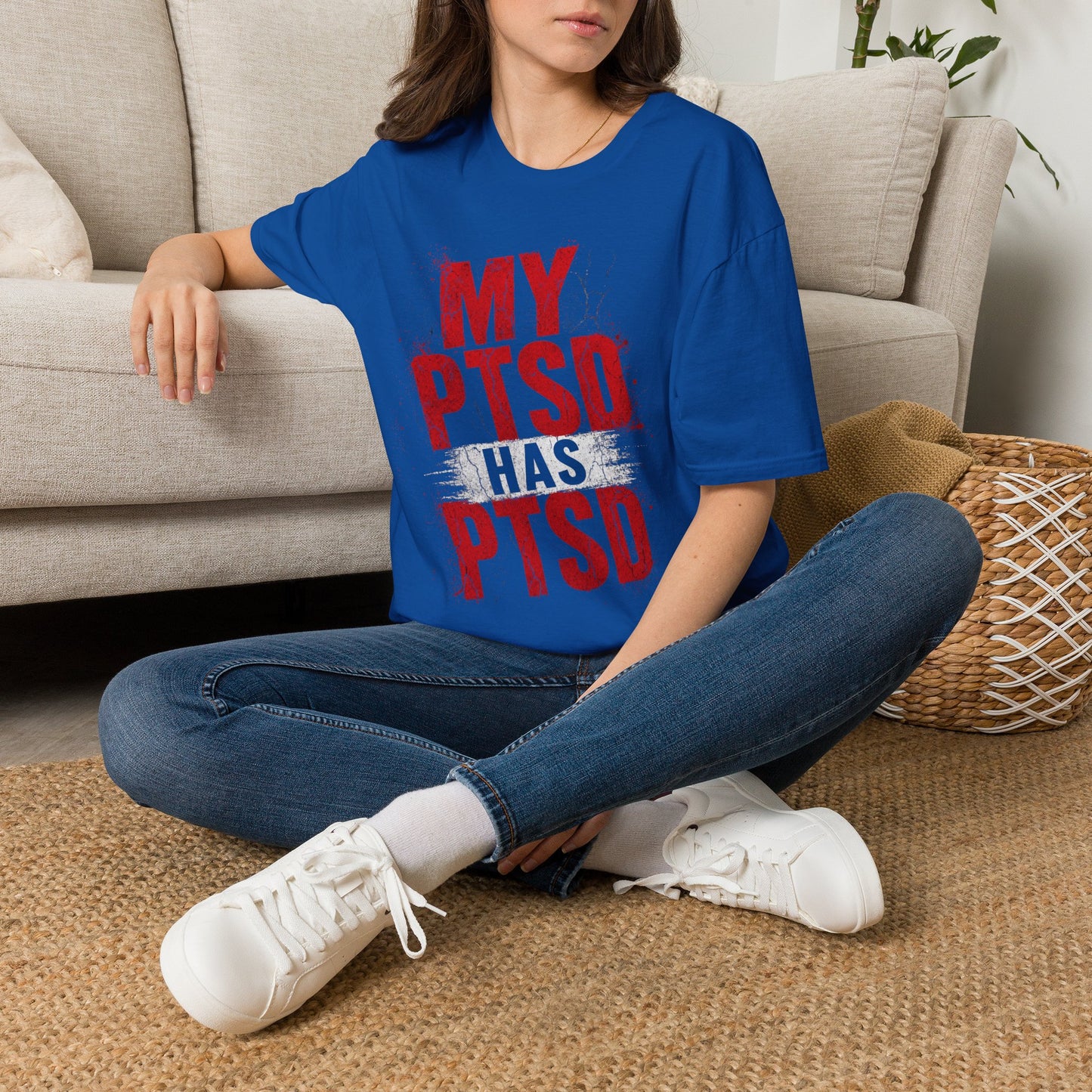 PTSD Awareness T-Shirt — "My PTSD" Graphic Support Tee
