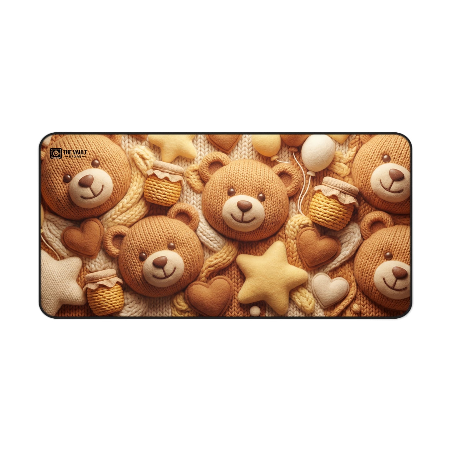 Cute Teddy Cookie Desk Mat