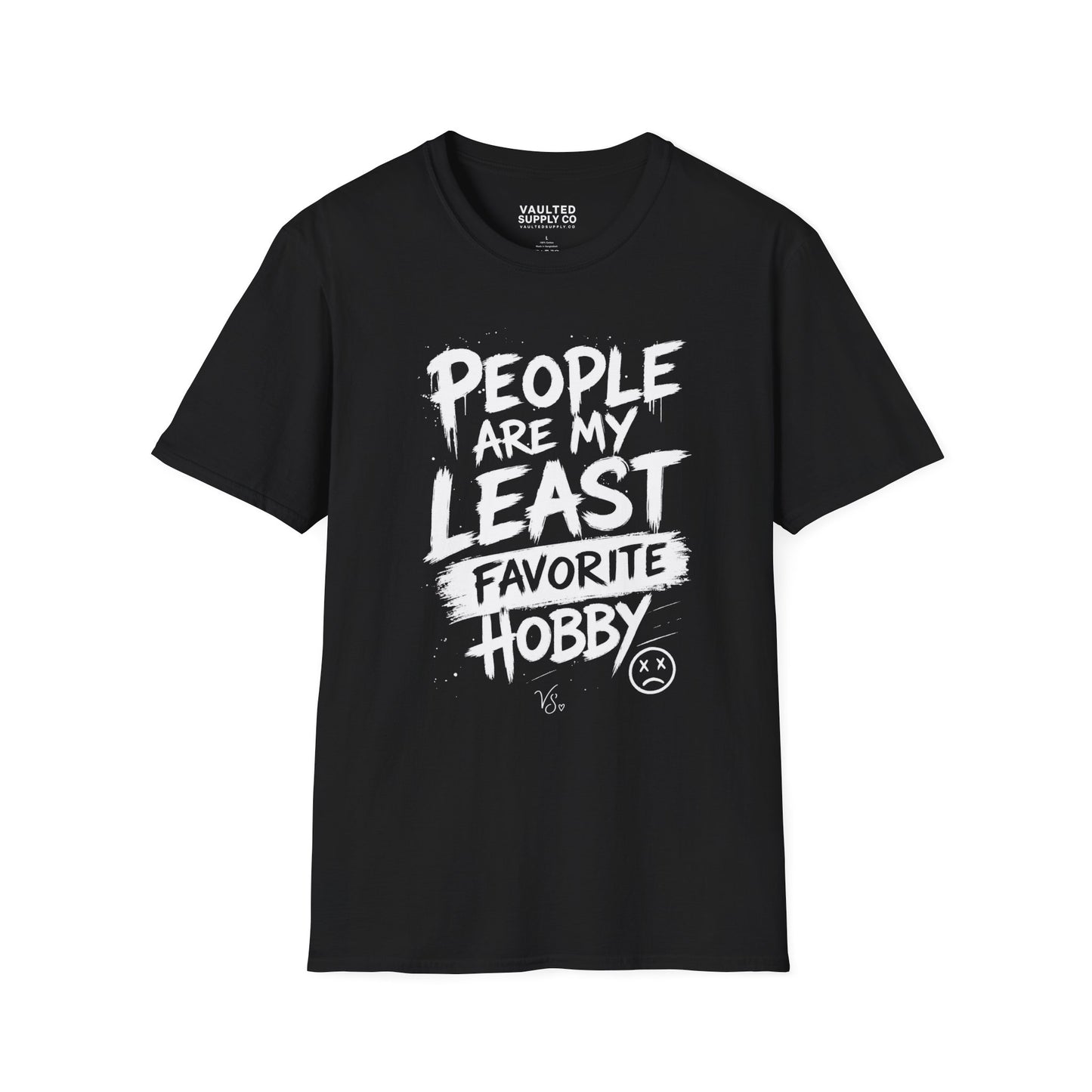 People Are My Least Favorite Hobby T-Shirt — Funny Anti-Social Graphic Tee