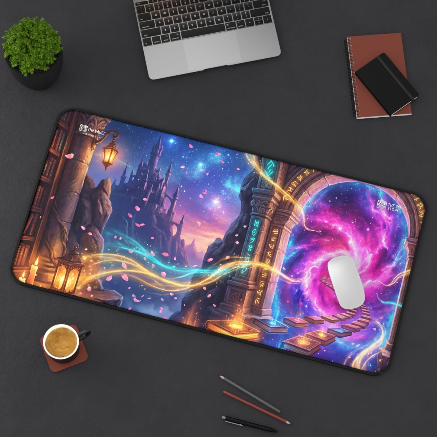 Celestial Knowledge Gateway Desk Mat