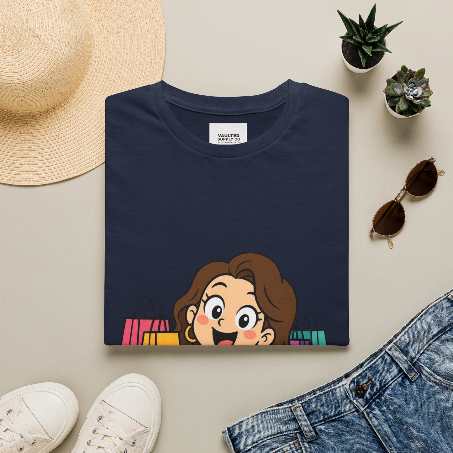 I'm With Mr. Frugal T-Shirt — Cute Shopper Graphic Tee for Bargain Lovers