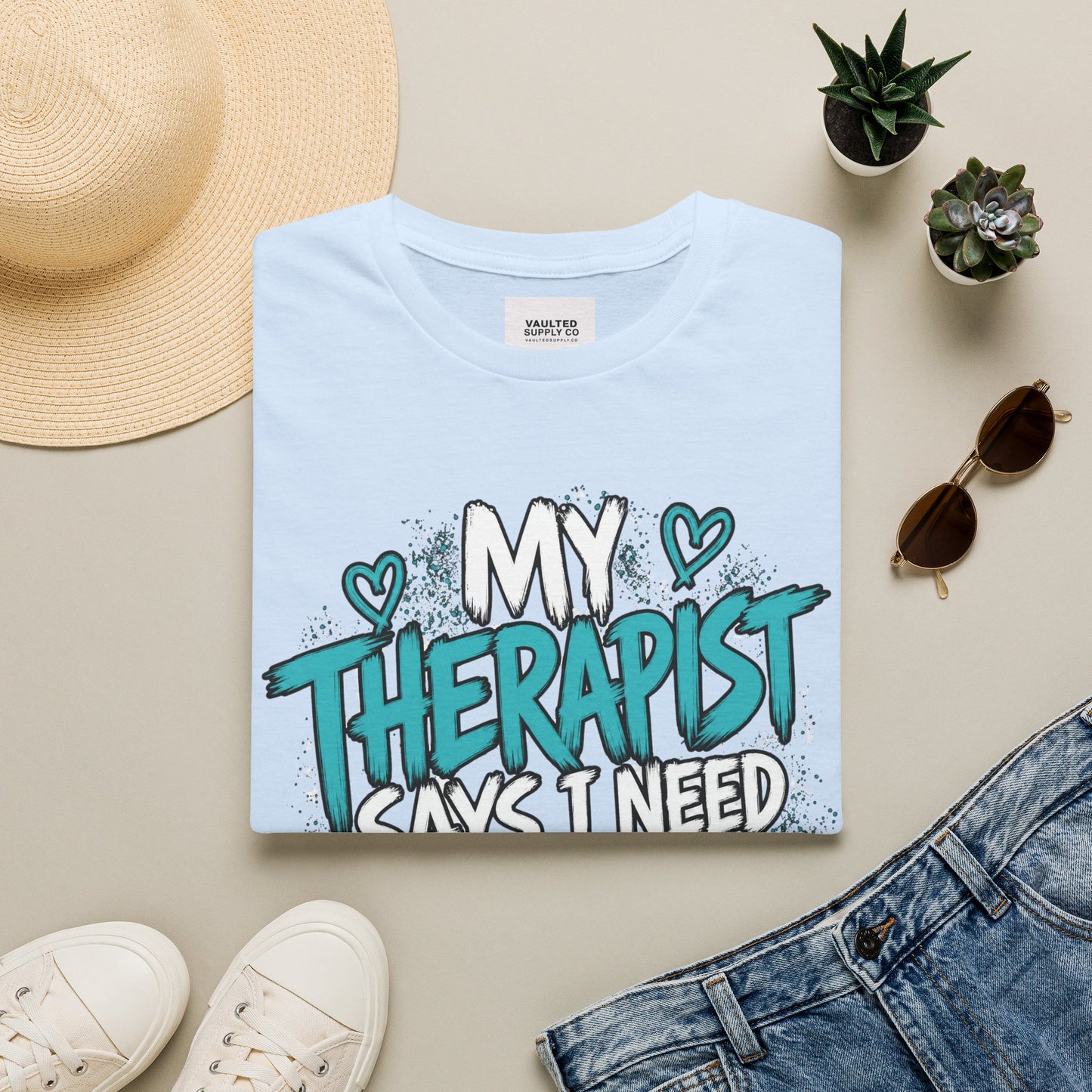Therapist Says I Need Boundaries T-Shirt