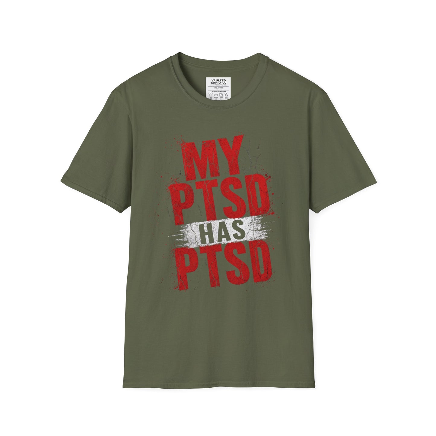 PTSD Awareness T-Shirt — "My PTSD" Graphic Support Tee