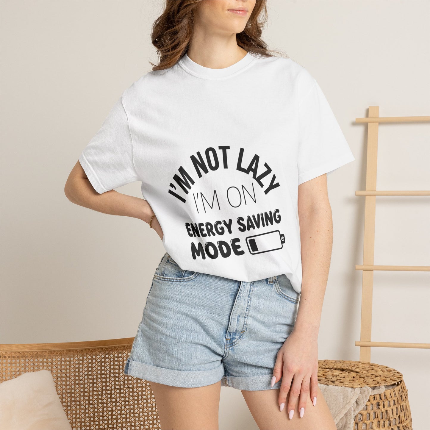 Funny "I'm Not Lazy I'm On Energy Saving Mode T-Shirt