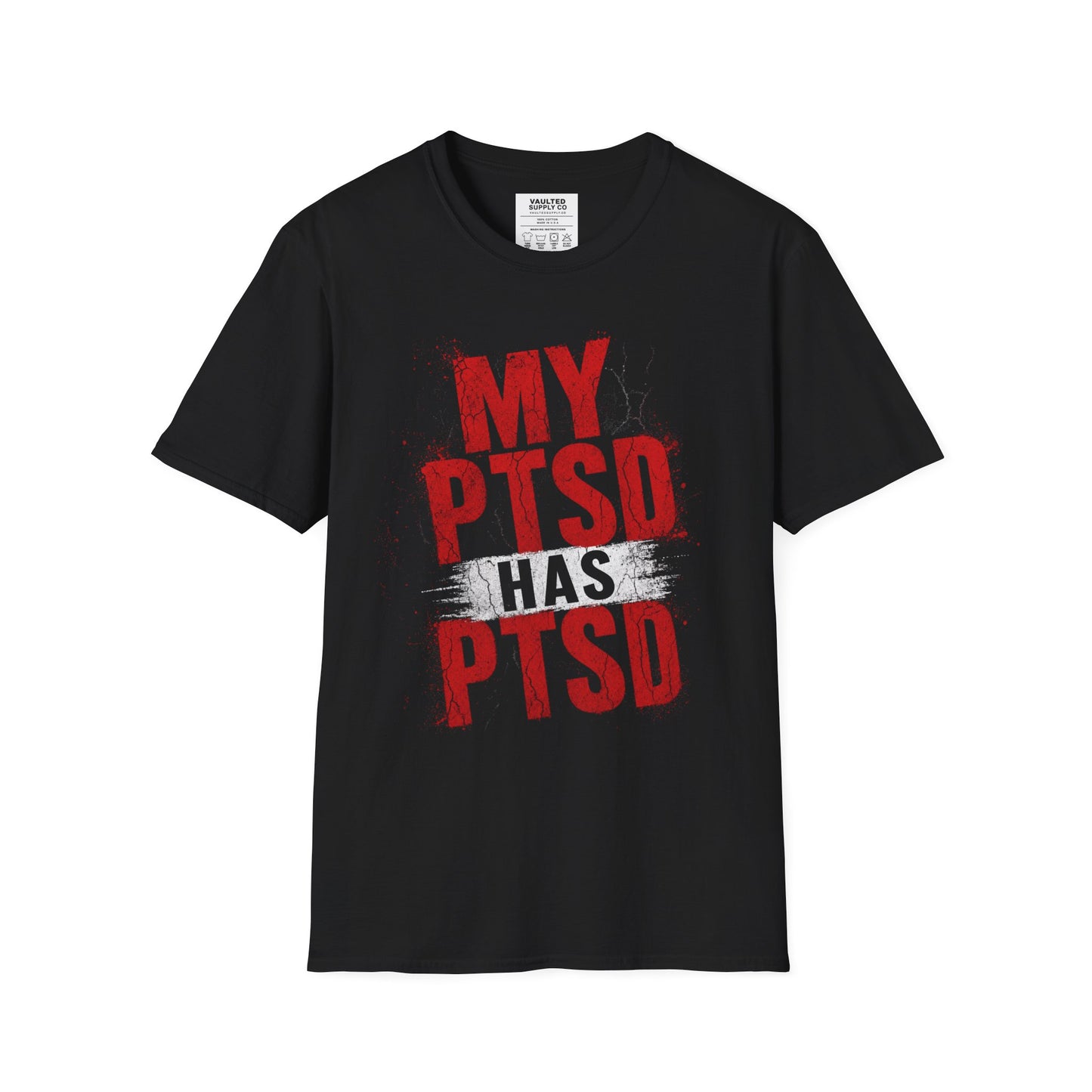 PTSD Awareness T-Shirt — "My PTSD" Graphic Support Tee