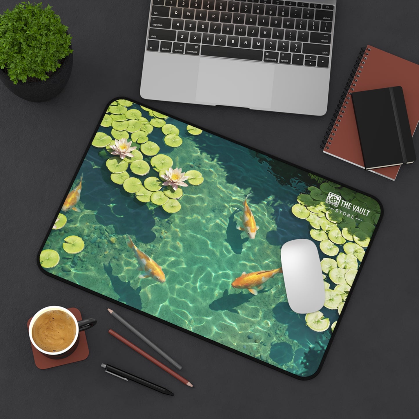Goldfish Garden Pond Desk Mat
