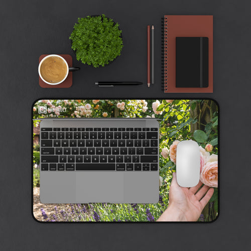 A Touch of a Rose Desk Mat