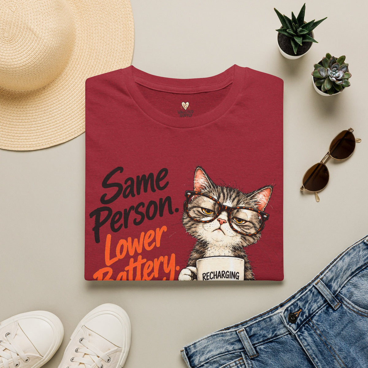 Low Battery Self T-Shirt