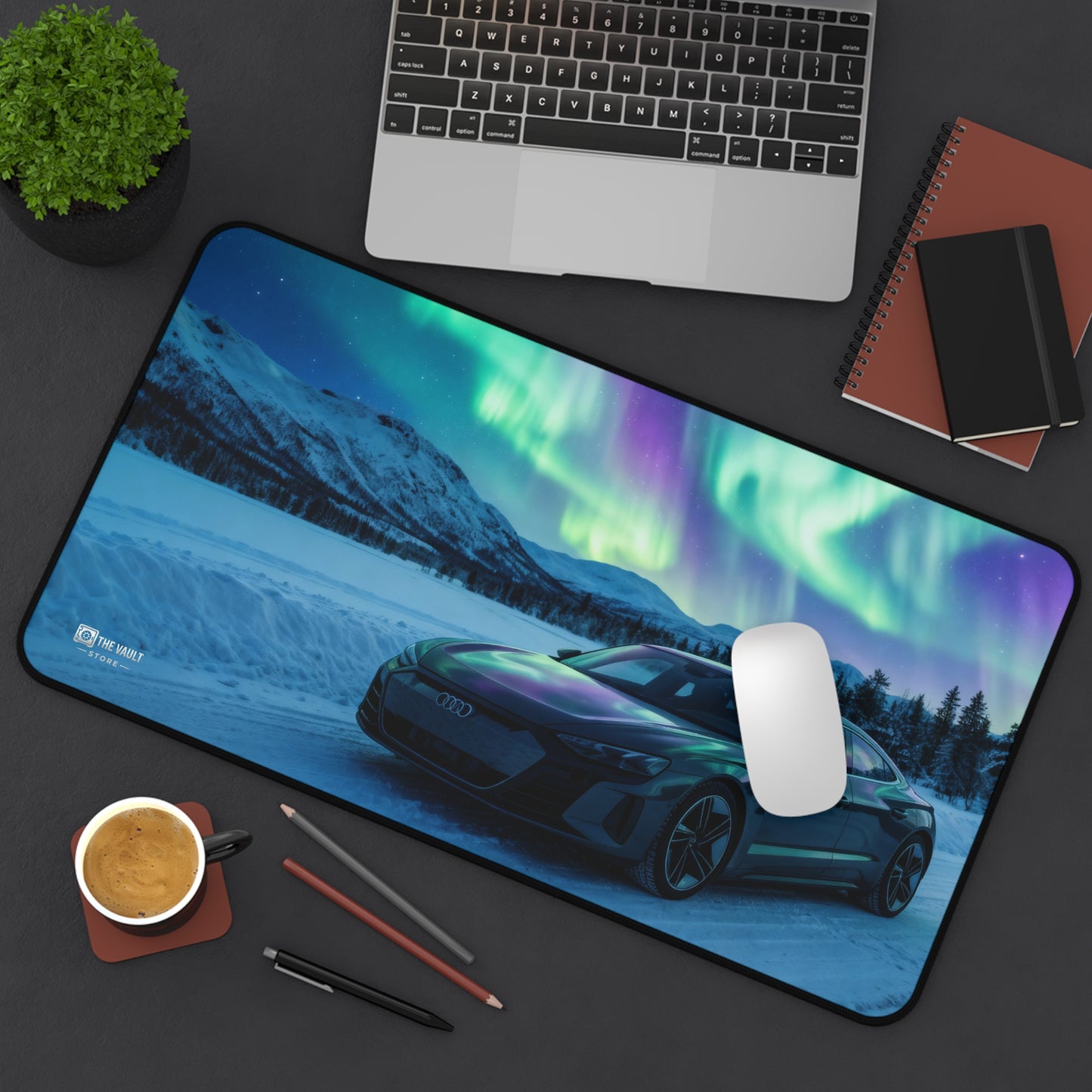 Aurora Borealis Drive Desk Mat