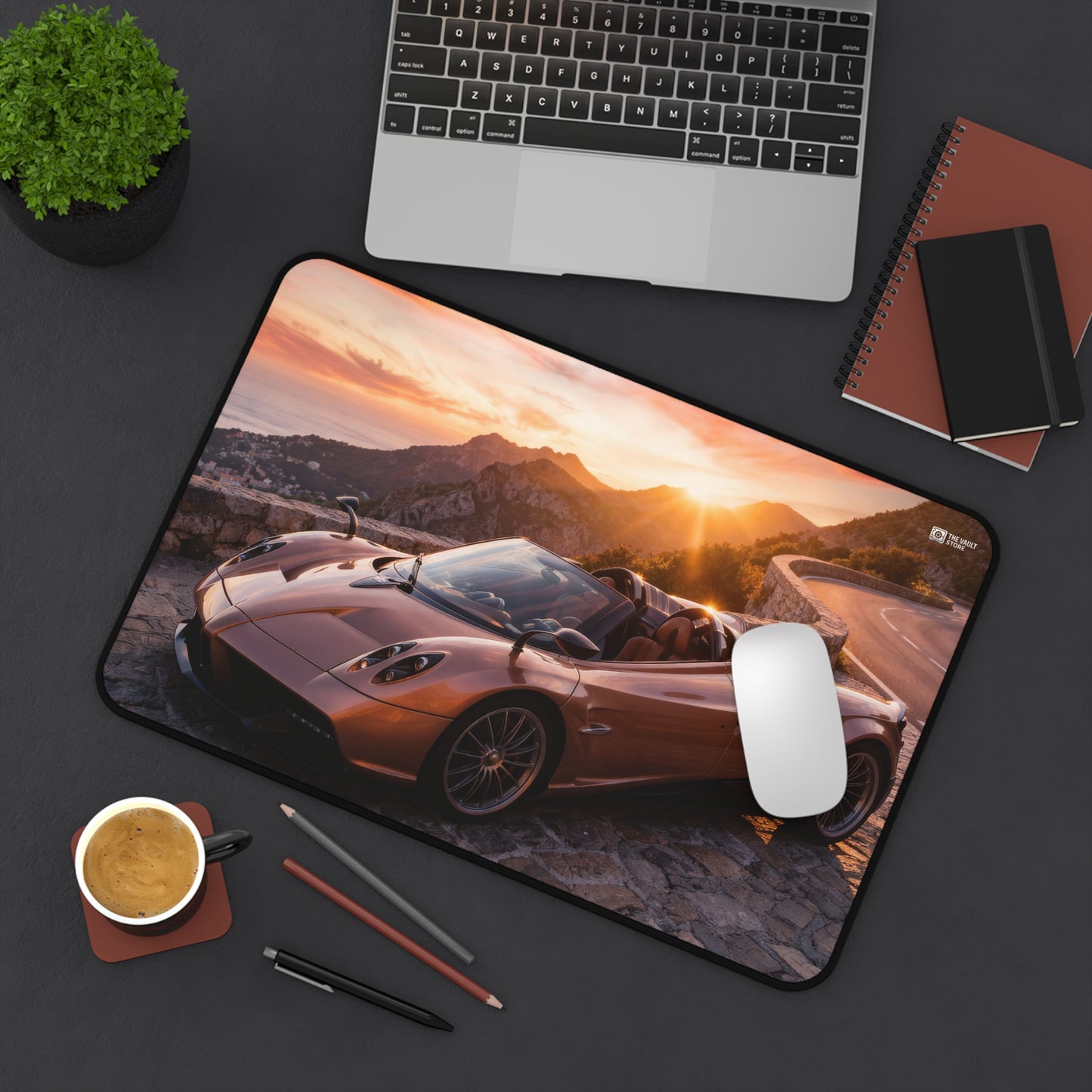 Golden Hour Mountain Desk Mat