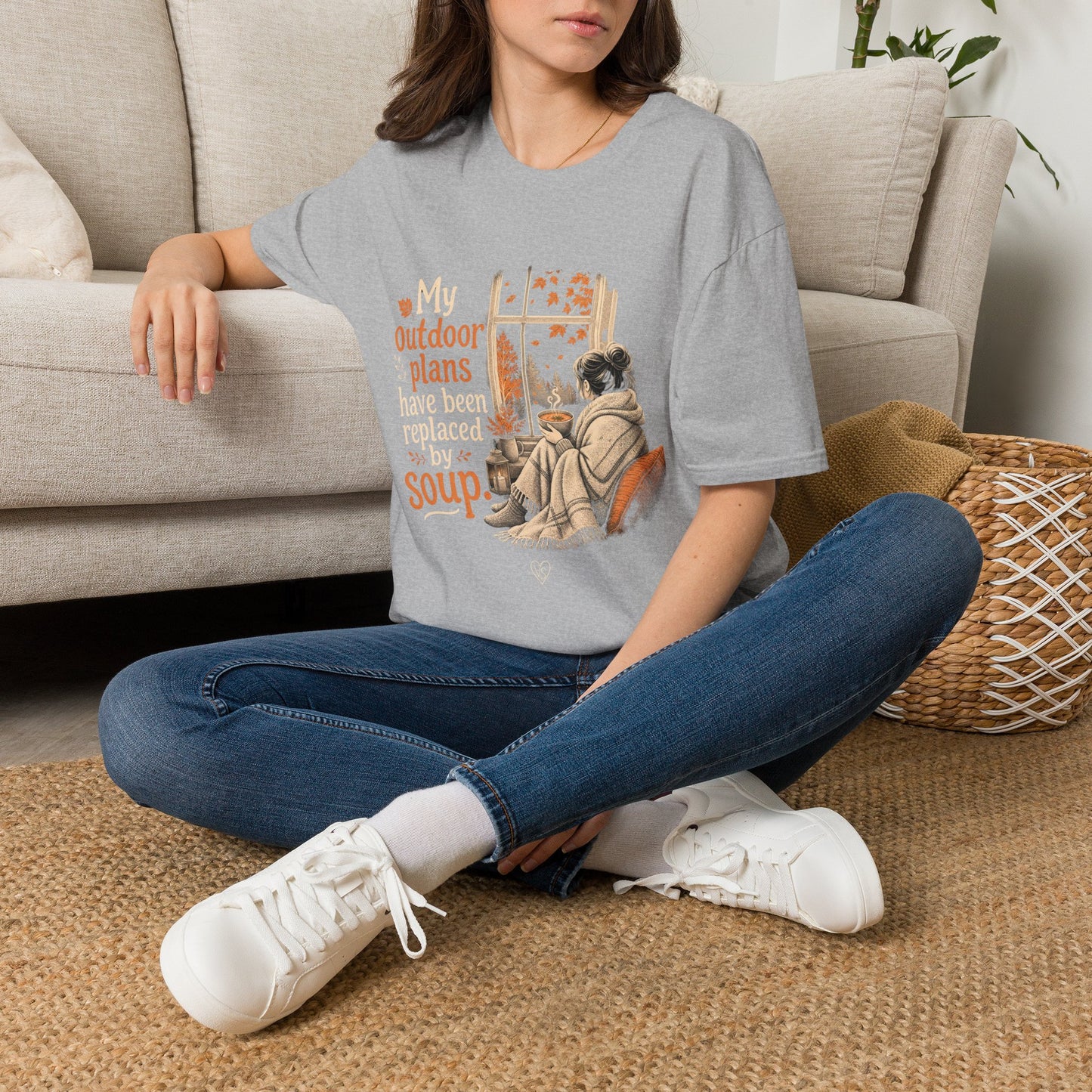 Cozy Fall Tee — "My Outdoor Plans Have Been Replaced By Soup"