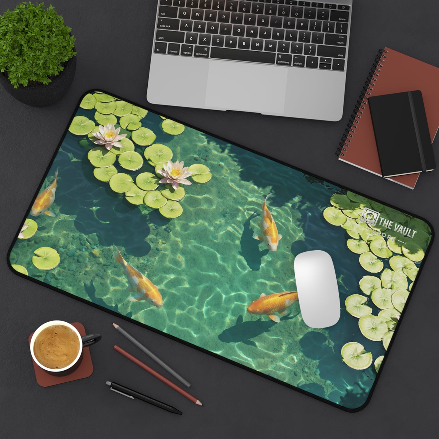 Goldfish Garden Pond Desk Mat