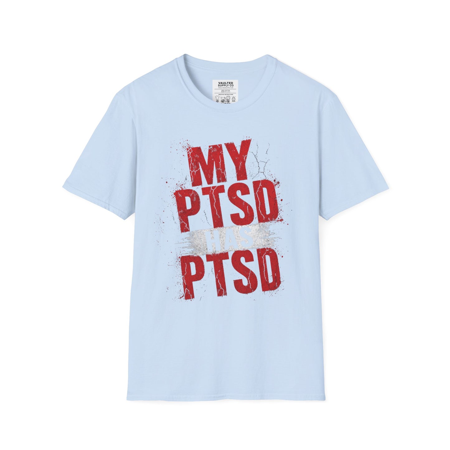 PTSD Awareness T-Shirt — "My PTSD" Graphic Support Tee