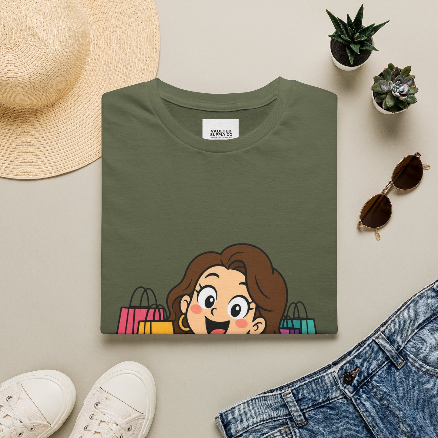 I'm With Mr. Frugal T-Shirt — Cute Shopper Graphic Tee for Bargain Lovers