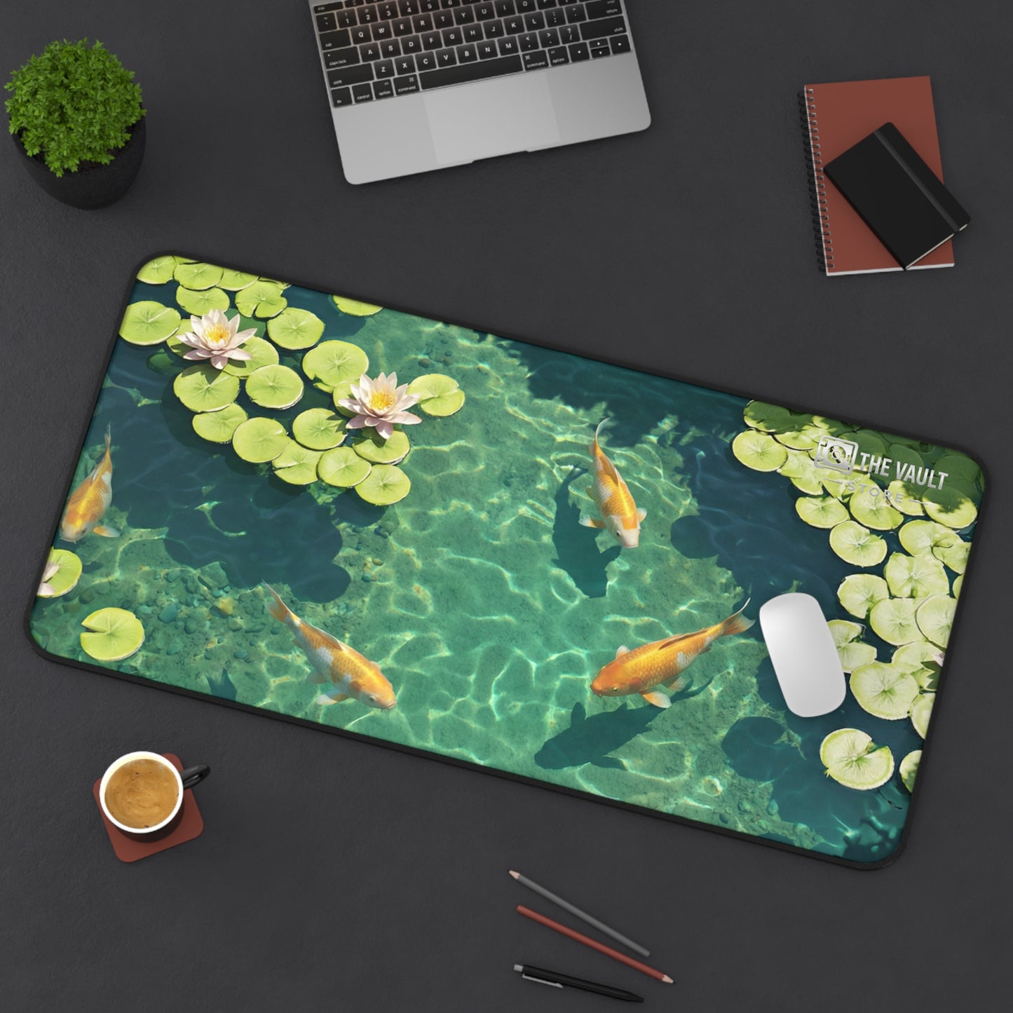 Goldfish Garden Pond Desk Mat