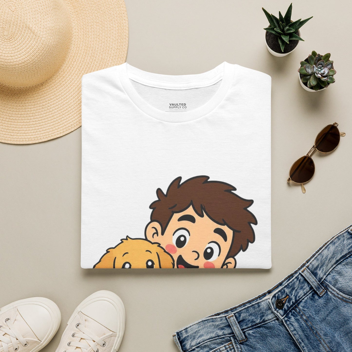 I'm With Cat Lady T-Shirt — Cute Cartoon Pet Lover Tee