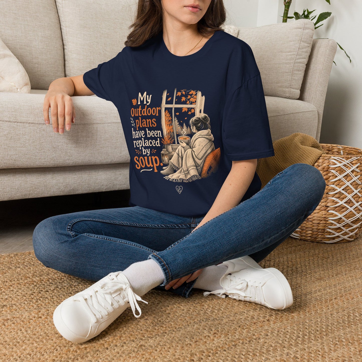 Cozy Fall Tee — "My Outdoor Plans Have Been Replaced By Soup"