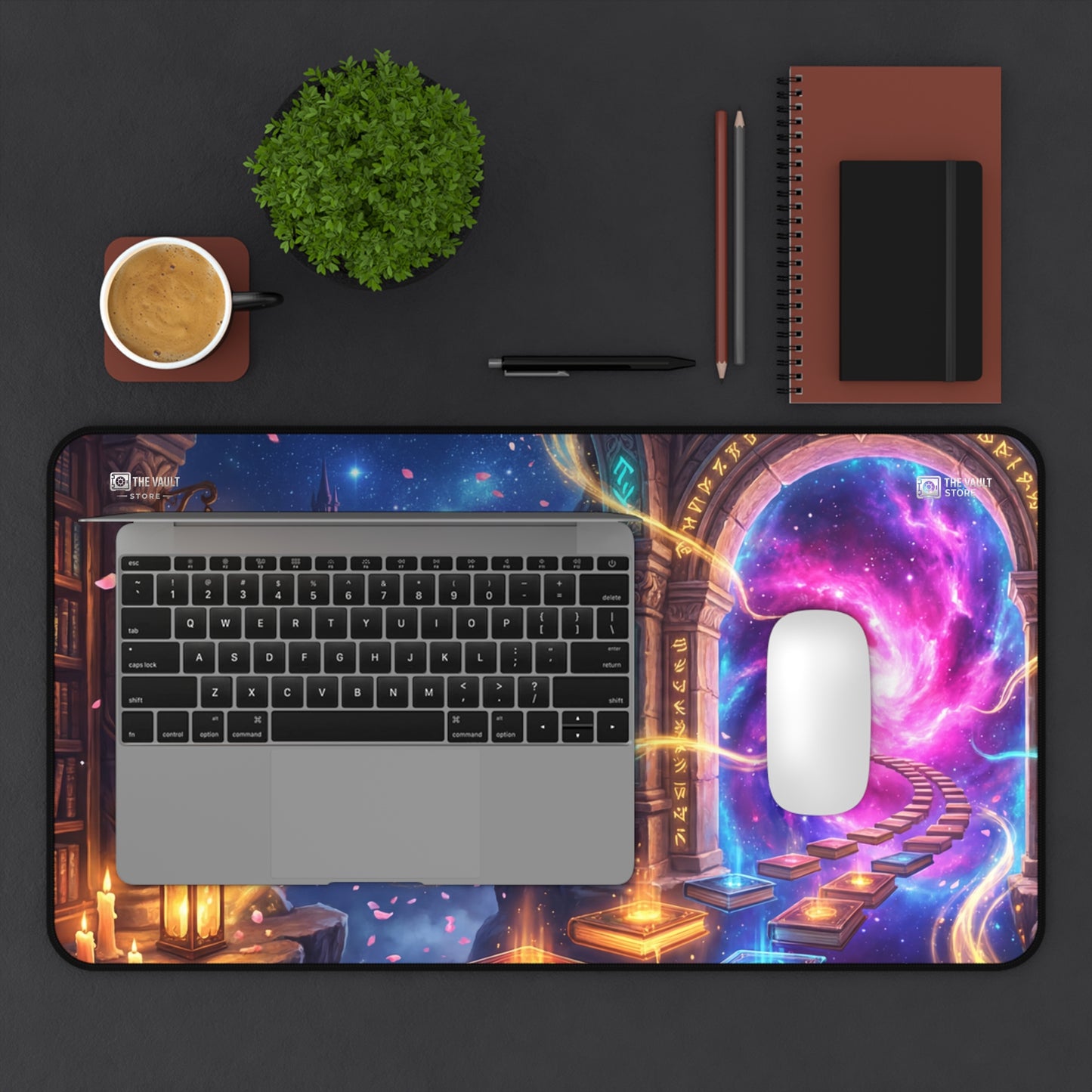 Celestial Knowledge Gateway Desk Mat