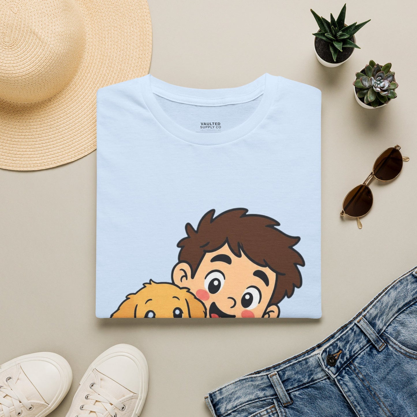 I'm With Cat Lady T-Shirt — Cute Cartoon Pet Lover Tee