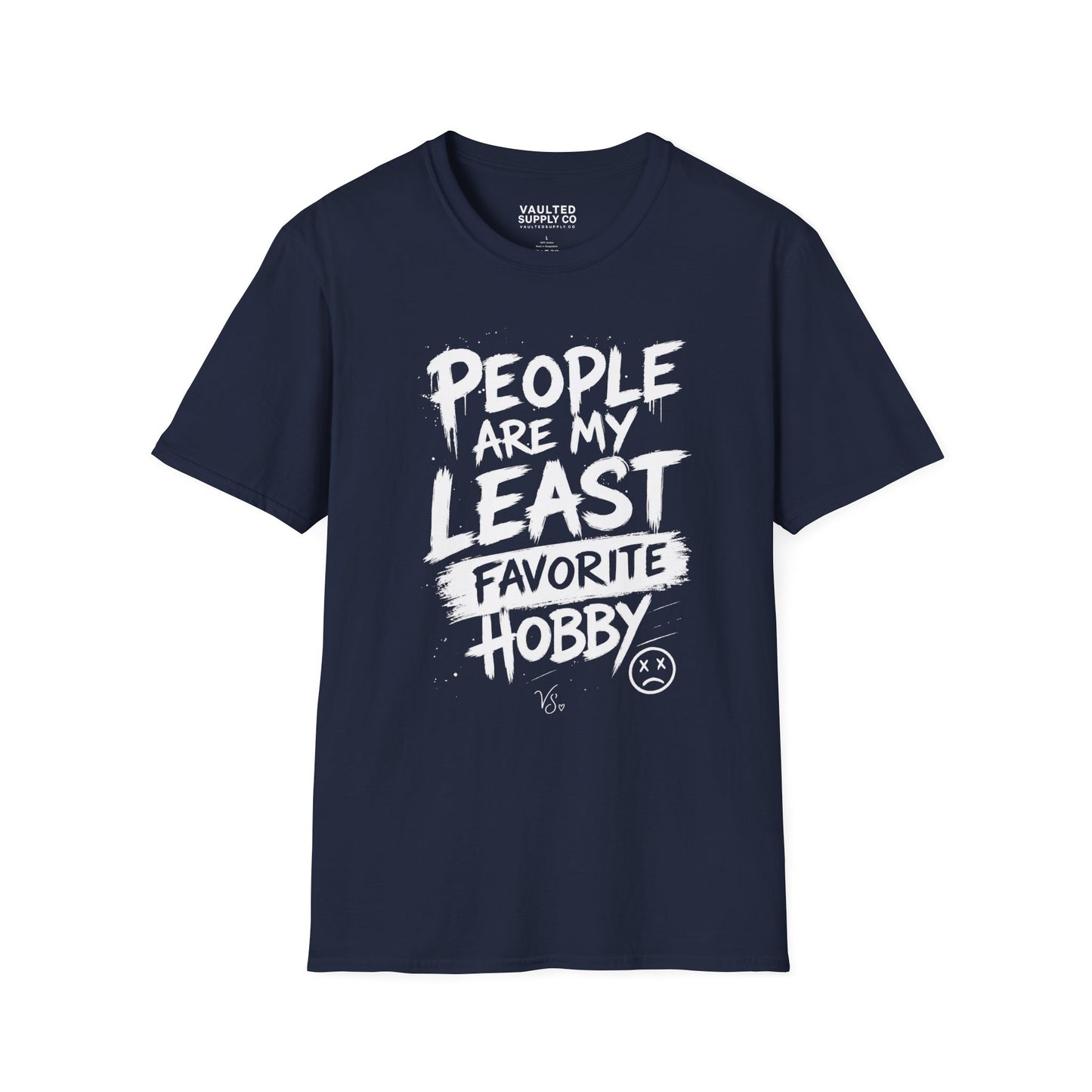 People Are My Least Favorite Hobby T-Shirt — Funny Anti-Social Graphic Tee