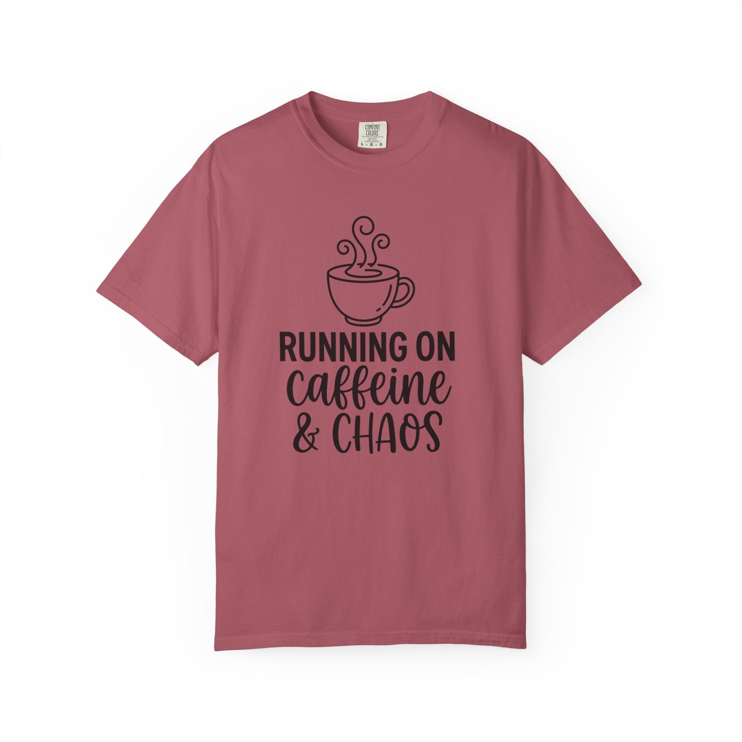 Funny "Caffeine and Chaos" T-Shirt
