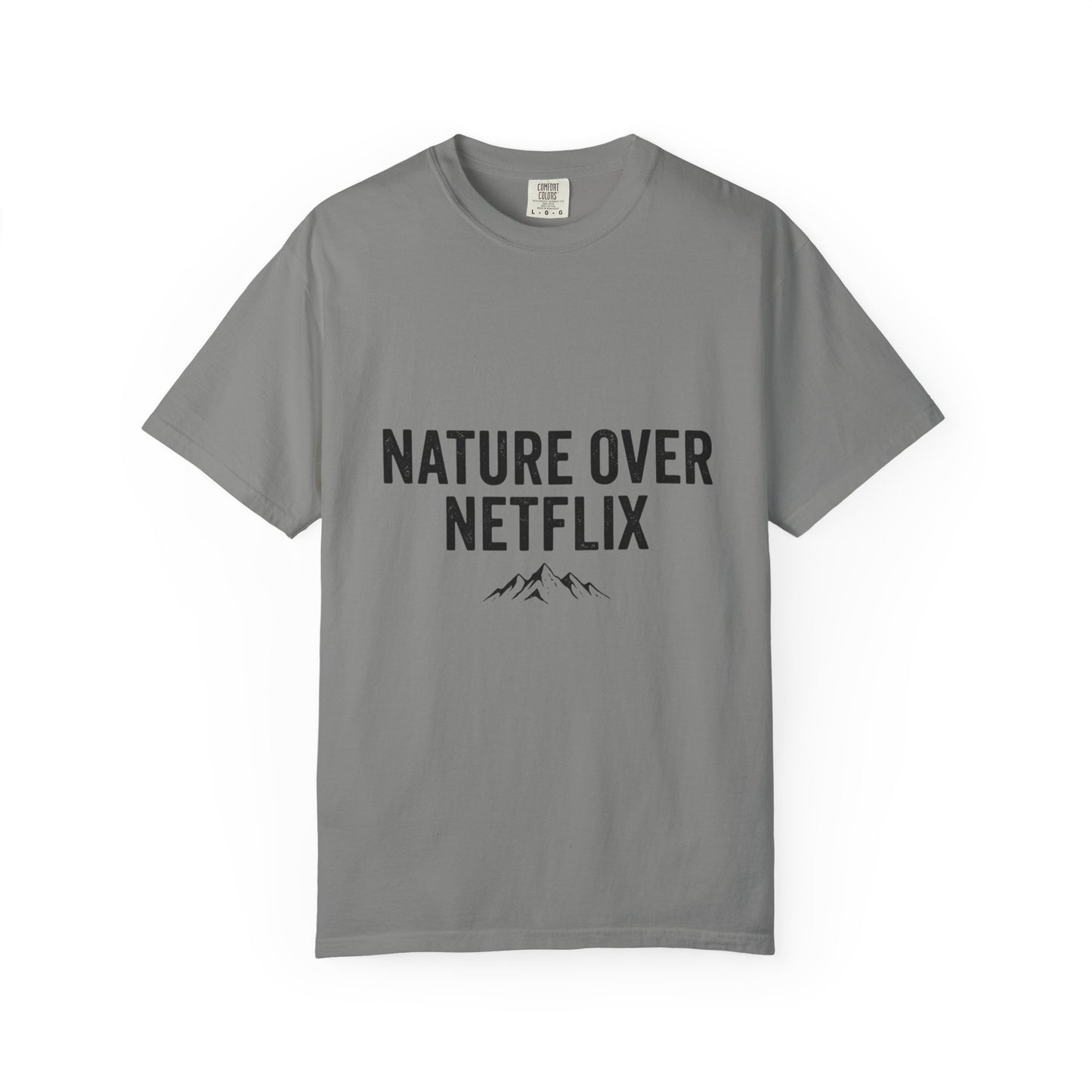 Nature Over Netflix T-Shirt — Soft Vintage Tee