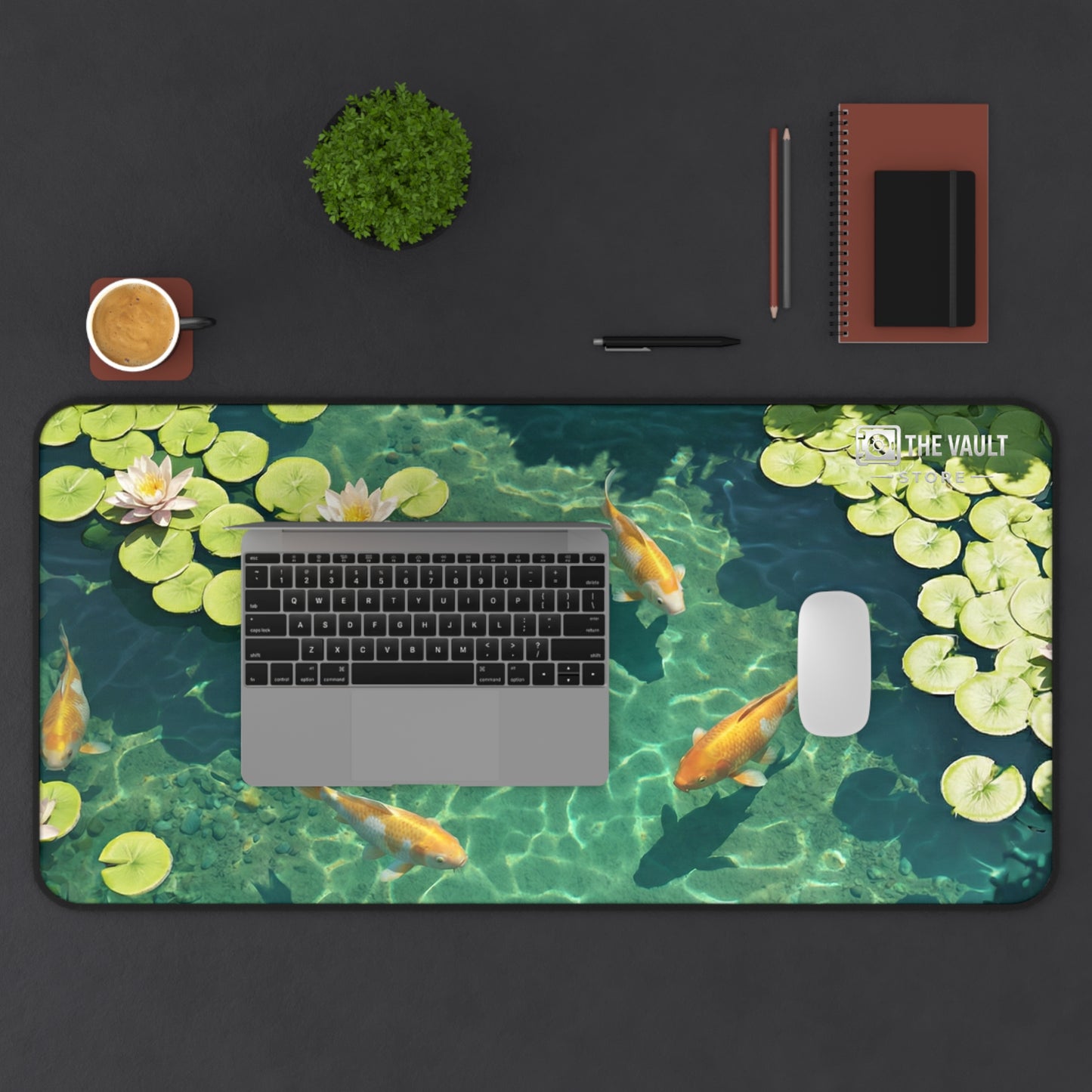 Goldfish Garden Pond Desk Mat