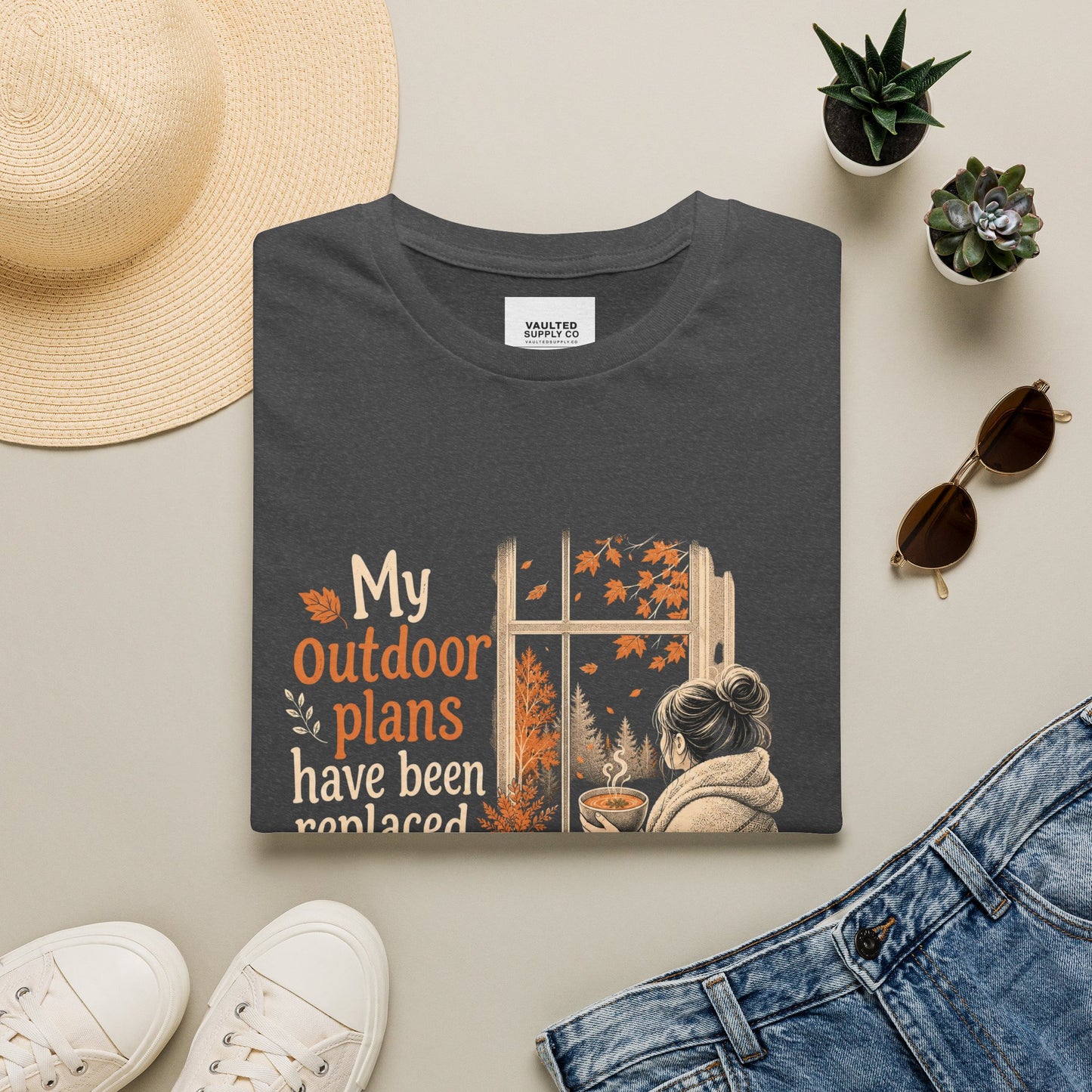 Cozy Fall Tee — "My Outdoor Plans Have Been Replaced By Soup"