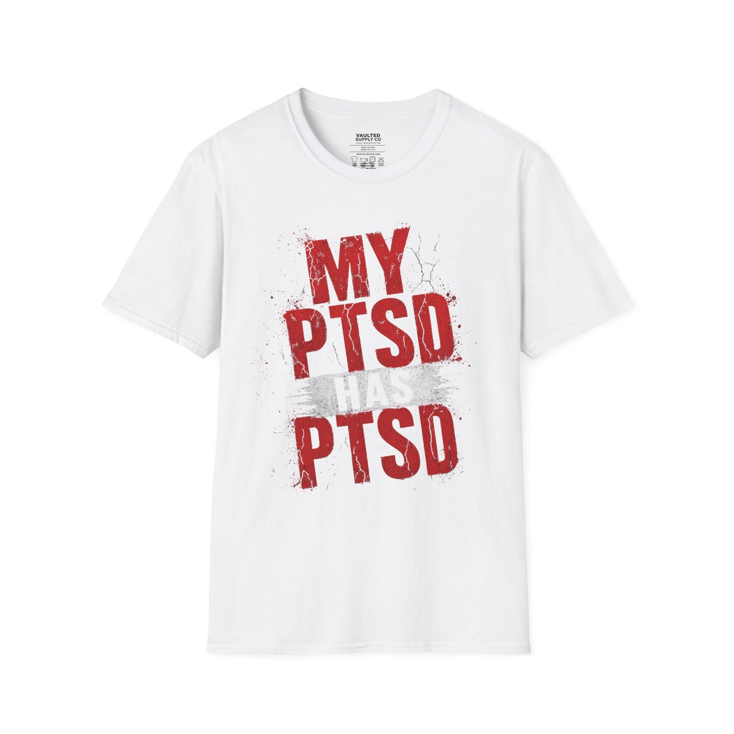 PTSD Awareness T-Shirt — "My PTSD" Graphic Support Tee