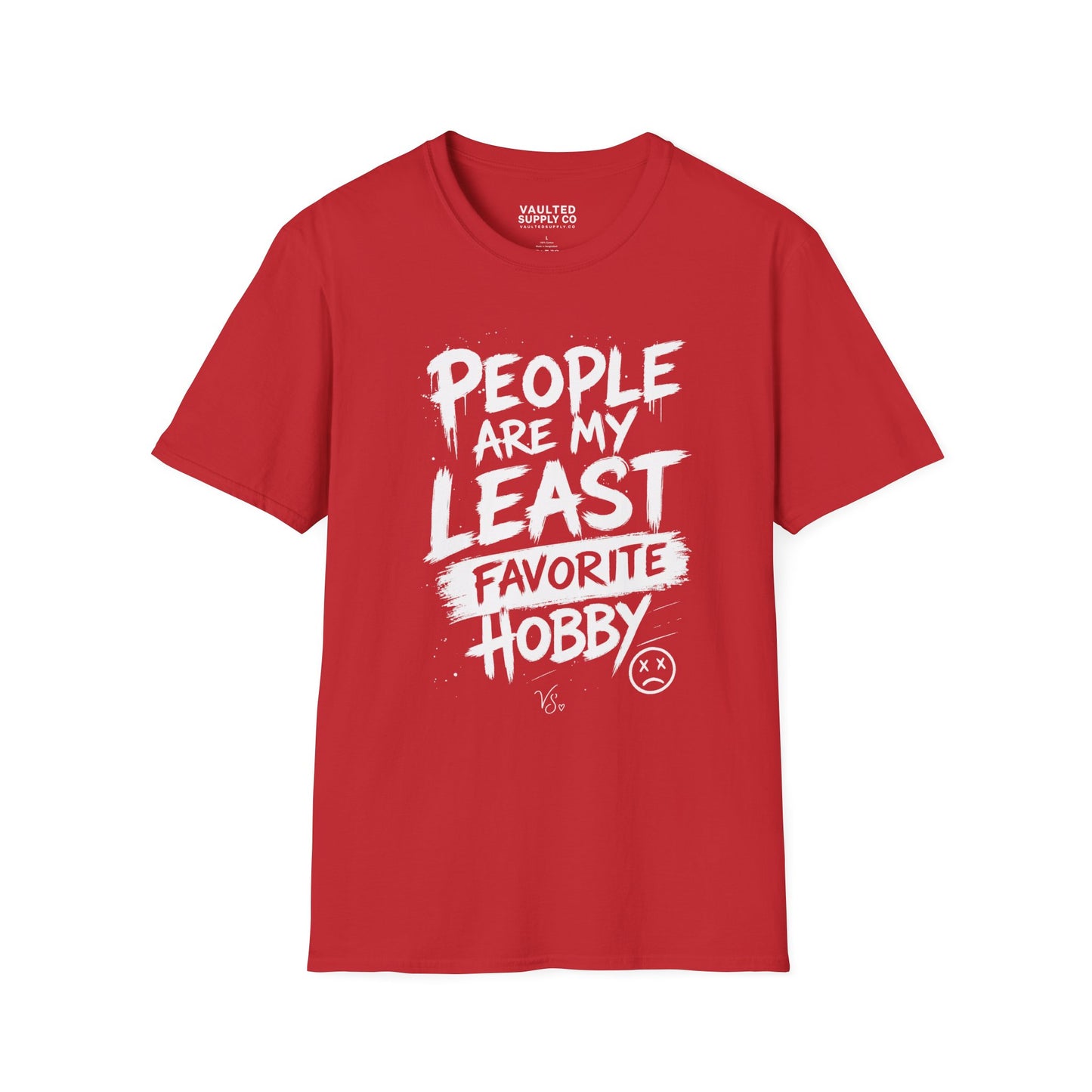People Are My Least Favorite Hobby T-Shirt — Funny Anti-Social Graphic Tee