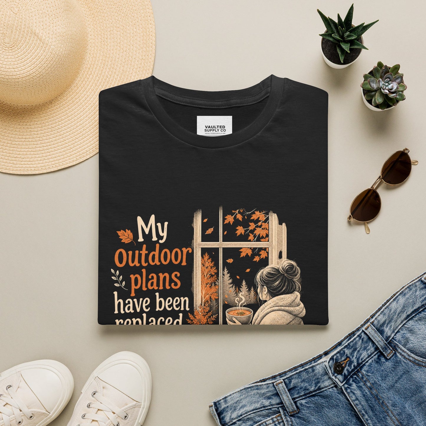 Cozy Fall Tee — "My Outdoor Plans Have Been Replaced By Soup"