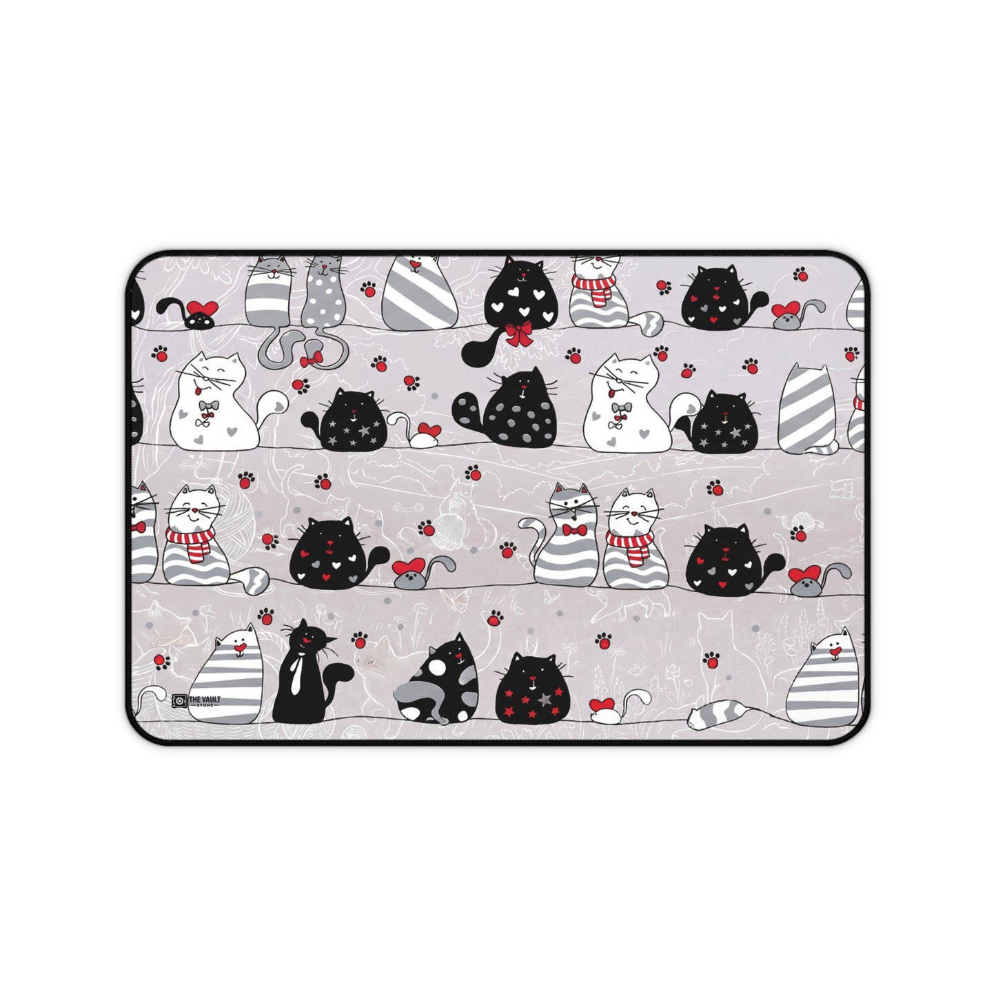 Too Many Cats Never Desk Mat